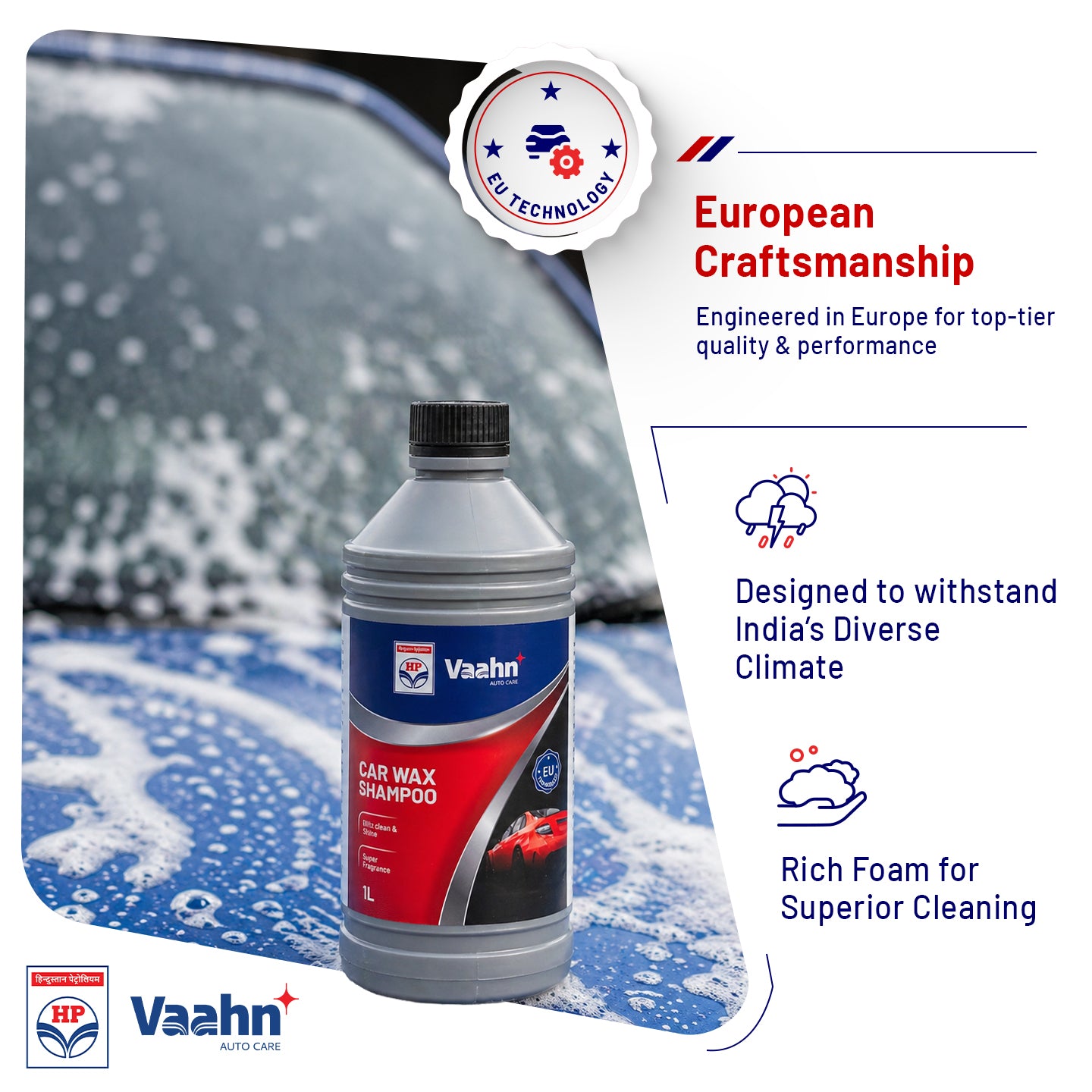 HP Vaahn Car Wax Shampoo 250ml