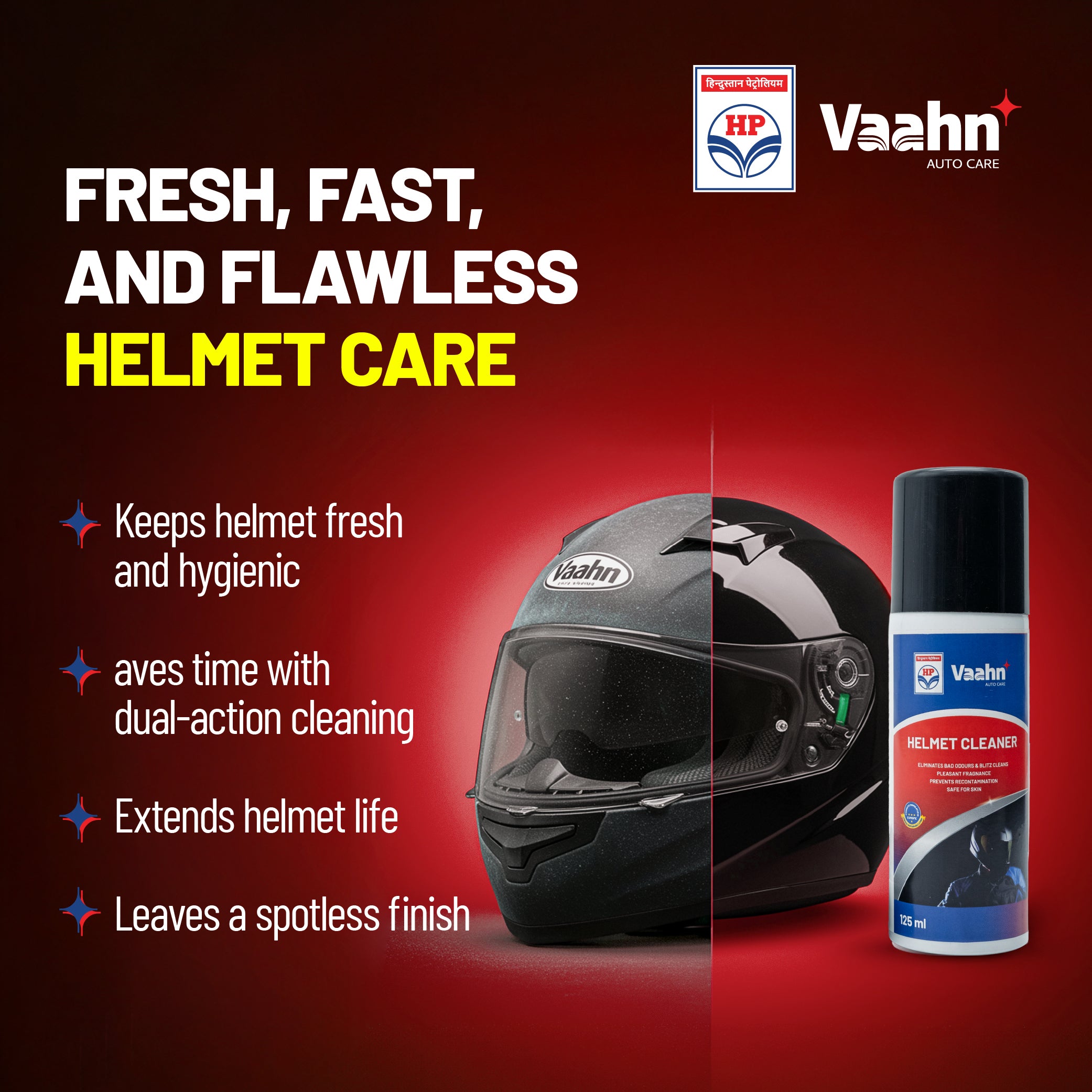 HP Vaahn Helmet Cleaner Kit 125 ml