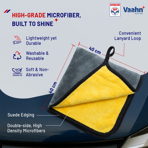 HP Vaahn High-Density Microfiber Cloth - All Surfaces (40 x 40) - Image 7