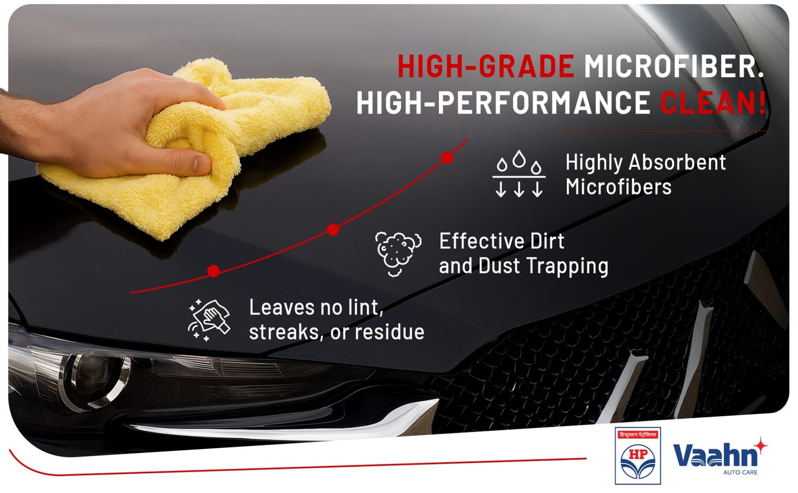 HP Vaahn Microfiber Cloth - All Surfaces (50 x 50) - Image 9