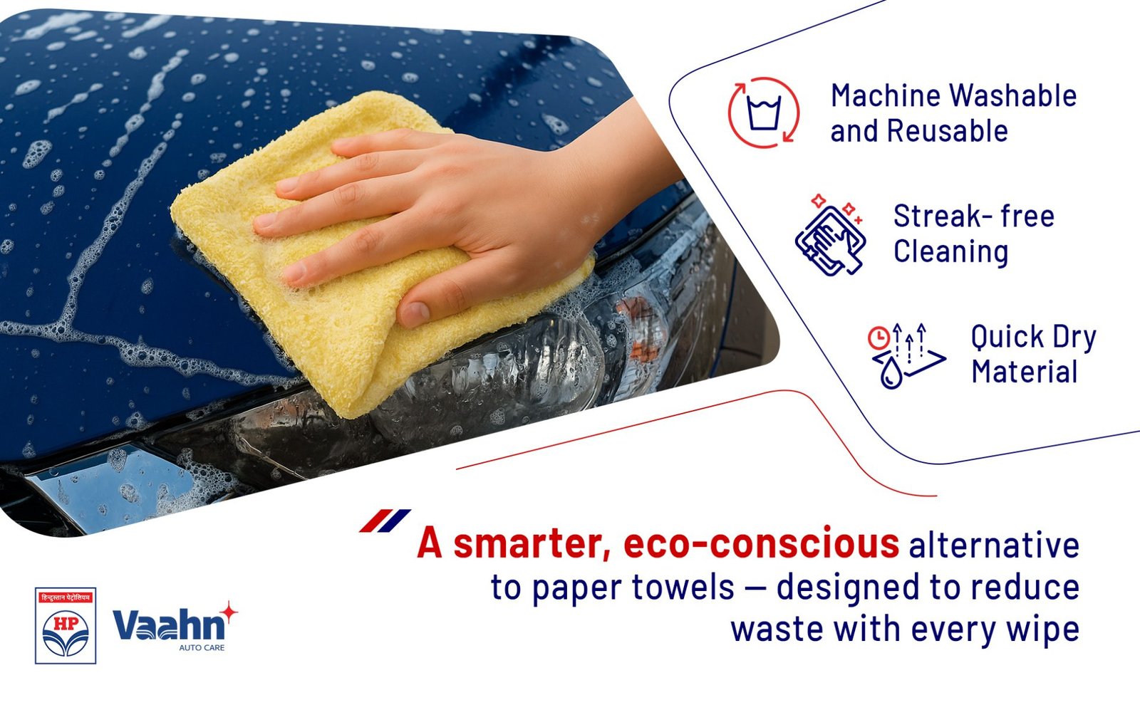 HP Vaahn Microfiber Cloth - All Surfaces (50 x 50) - Image 10