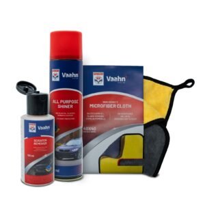 Restorer Combo – Scratch Remover + All Purpose Shiner + Microfiber Cloth (500 GSM)