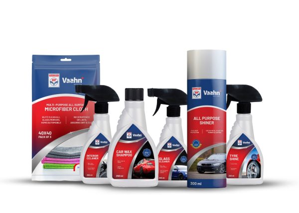 All in One Cleaning Combo – Complete Car Care Kit for Exterior & Interior Detailing